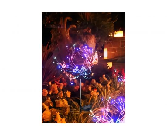 Садовый светильник стальное дерево на медной проволоке КОСМОС 90 LED на солнечной батарее KOC_SOL366 – изображение 2