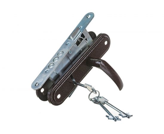 Врезной замок ЗЕНИТ Омега-ЗВ9.1-03 коричневый эконом 23115 – изображение 2