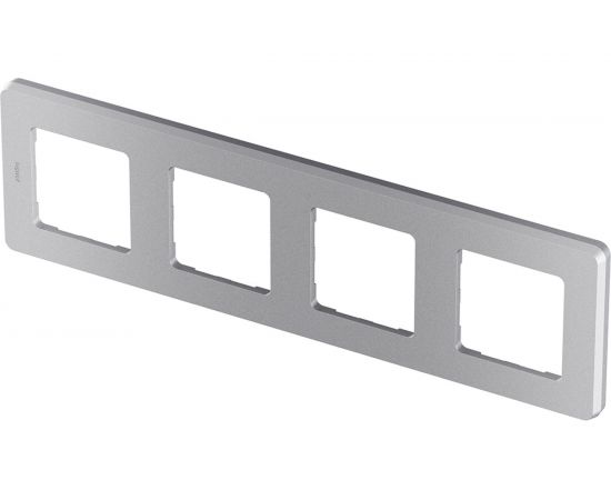 Рамка Legrand - 4 поста - INSPIRIA - алюминий 673962 – изображение 2