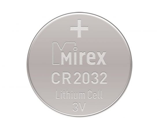 Батарея Mirex, литиевая CR2032 3V 2 шт ecopack 23702-CR2032-E2 – изображение 2