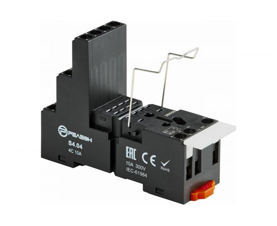 Металлическая клипса держатель реле РЕЛЕОН RP4 S0402 – изображение 2