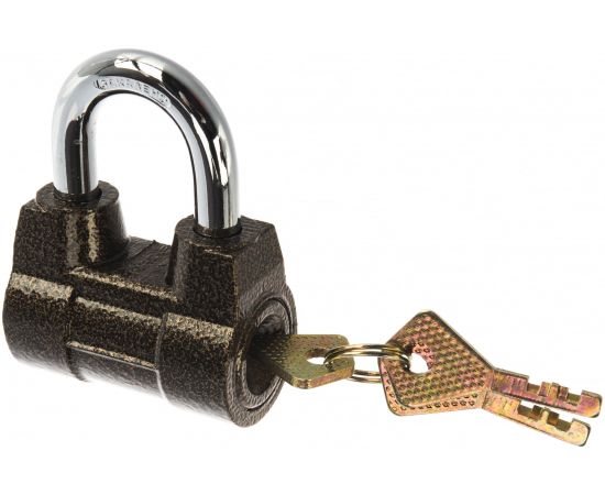 Навесной облегченный замок 60 мм ЗУБР МАСТЕР 3720-4_z01 – изображение 2