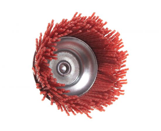 Щетка чашка нейлоновая (75х6 мм) для дрели SKRAB 35324 – изображение 2