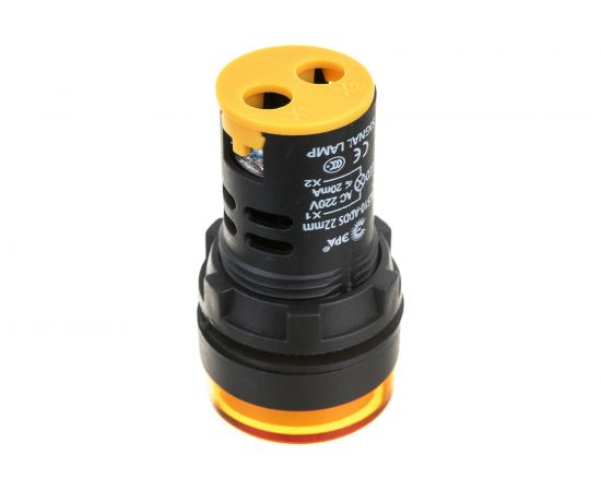 Лампа ЭРА AD22DS(LED)матрица d22мм, желтый, 230В, 10/1000/12000 Б0045617 – изображение 2