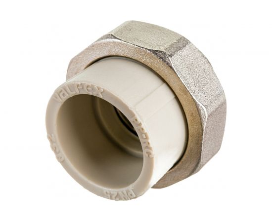 Комбинированная муфта VALFEX PP-R серая, разъем 32х3/4 дюйма ВР 10155220Г 127-1035 – изображение 3