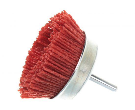 Щетка чашка нейлоновая (75х6 мм) для дрели SKRAB 35324 – изображение 3