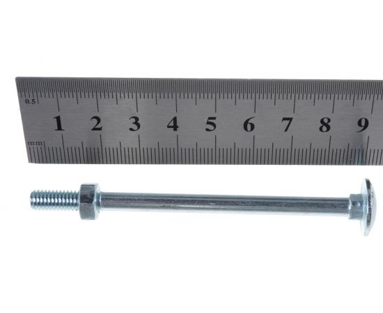 Болт с п.кр. гол. и кв.подголовком, с гайкой ЕВРОПАРТНЕР DIN603 Zn M6х90 10шт. 6 0528 2 – изображение 3