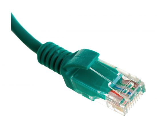 Патч-корд ExeGate UTP-RJ45-RJ45-5e-0,5M-GN, UTP, cat.5e, 0.5м, зеленый 258383 – изображение 3