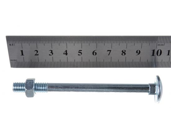 Болт с п.кр. гол. и кв.подголовком, с гайкой ЕВРОПАРТНЕР DIN603 Zn M8х100 6шт. 6 0537 3 – изображение 3