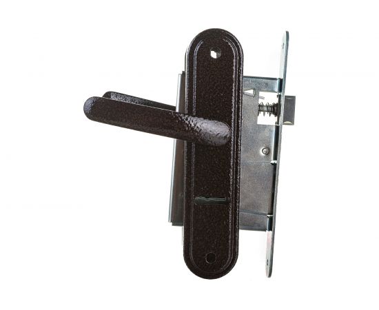 Врезной замок ЗЕНИТ Омега-ЗВ9.1-03 коричневый эконом 23115 – изображение 3