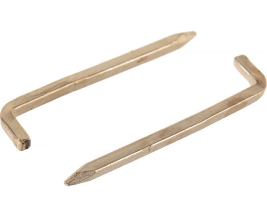 Гвоздь ЕВРОПАРТНЕР закален. L-образн. квадратного сечения 345/40 латунь 25 шт. 13 3067 11 – изображение 3