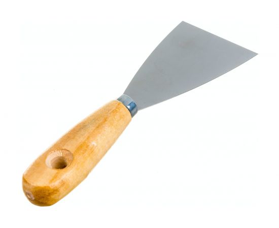 Шпатель с деревянной ручкой 60 мм Biber 35104 тов-048221 – изображение 3