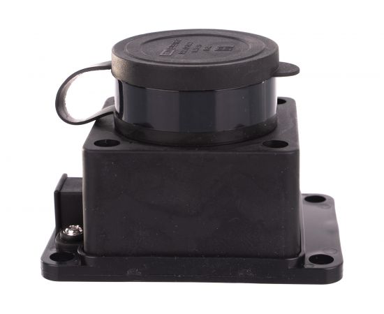 Настенная розетка с заглушкой, каучук TDM 2Р+РЕ 16А 250В IP44 SQ0612-0003 – изображение 4