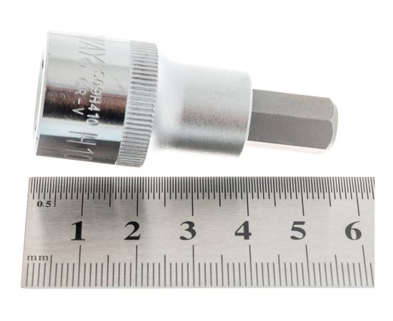 Головка торцевая с шестигранной вставкой "HEX" (1/2"DR; 10 мм; 55 мм) Jonnesway S09H410 – изображение 4