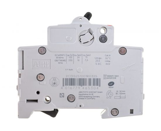 Автоматический выключатель ABB S201 1P 32A 6kA 2CDS251001R0325 – изображение 4
