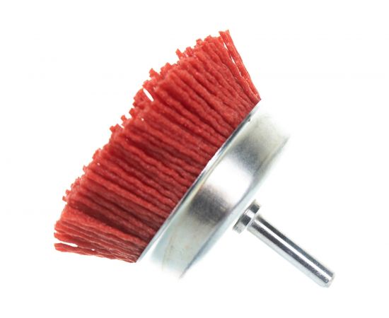 Щетка чашка нейлоновая (75х6 мм) для дрели SKRAB 35324 – изображение 4