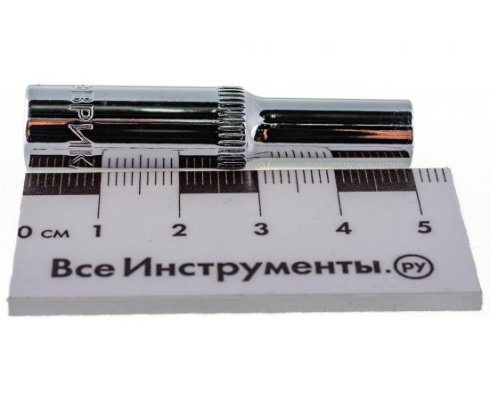 Головка торцевая 6-гранная глубокая (6 мм; 70 мм; 1/4) ЭВРИКА ER-90303 – изображение 5