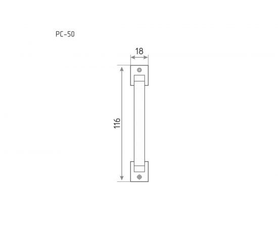 Ручка-скоба НОРА-М РС -50 мм золото 6791 – изображение 5