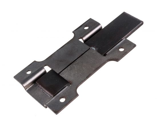 Засов накладной классический медь с плоским ригелем Делга 150 мм Д804 – изображение 5