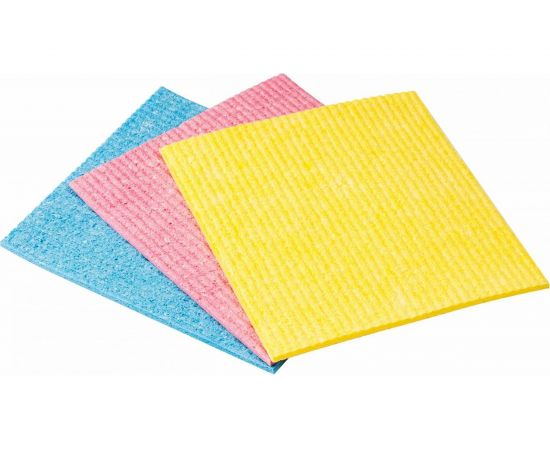 Губчатая салфетка YORK Миди AZUR 3шт. 14х14 см 024150 