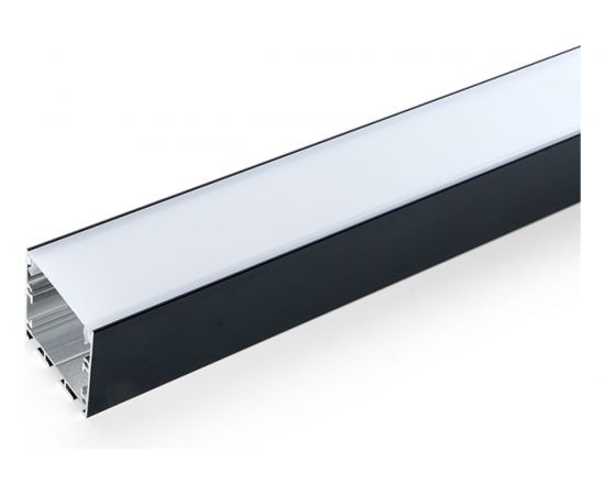 Накладной профиль для светодиодной ленты FERON CAB256 цвет черный, 10369 