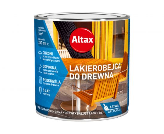 Лак-морилка ALTAX LAKIEROBEJCA орех, 250 мл 50030-05-000025 