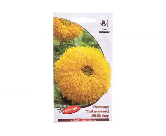 Семена Агрони Подсолнечник гелиантус ТЕДДИ БЕАР 5565 