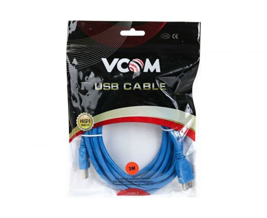 Удлинительный кабель VCOM USB3.0 Am-Af 3m /VUS7065-3M – изображение 2