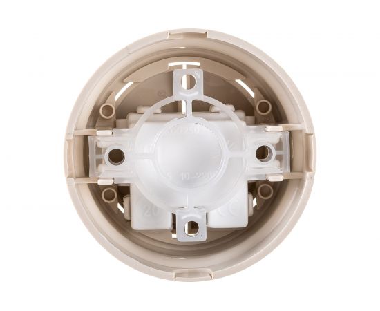 2-клавишный выключатель Bylectrica А510-2202 10А открытой установки, серия РЕТРО, бежевый, А510-2202 бежевый – изображение 2