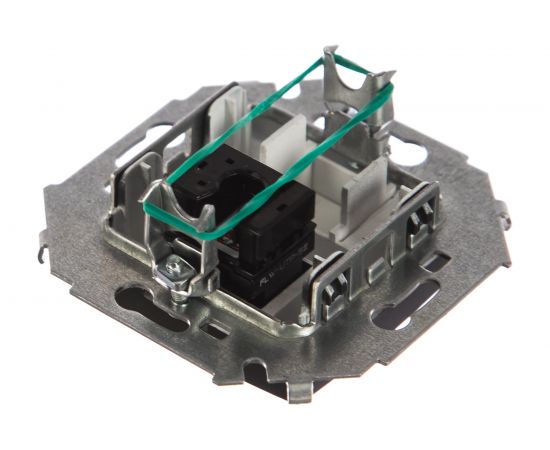 Компьютерная розетка Simon RJ45 кат.5e AMP, графит 1591551-038 – изображение 2