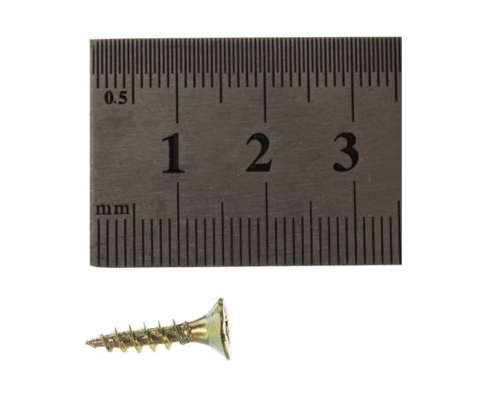 Набор универсальных саморезов Стройбат желтопассивированных 3,5-4мм 600 шт 204511 – изображение 2