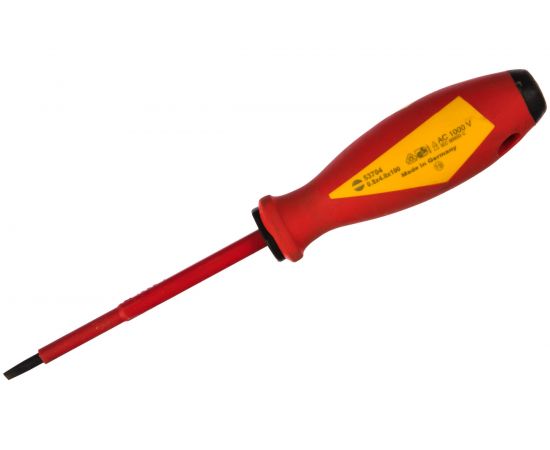 Шлицевая отвертка WITTE MAXX VDE 0,8х4,0х100 мм new 537042016 – изображение 2