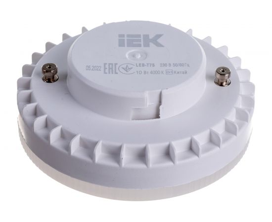 Лампа IEK LED T75 таблетка 10вт 230В 4000К GX53 LLE-T80-10-230-40-GX53 – изображение 2