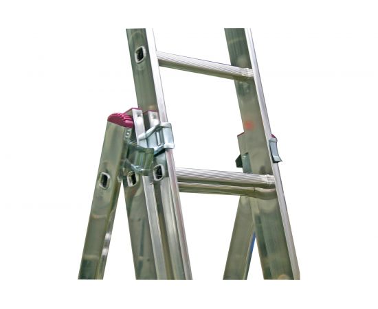 Трехсекционная алюминиевая лестница 3х8 Krause Corda 010384 – изображение 3