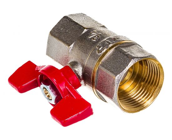 Кран шаровой RTP латунный, вн/вн., PN 25, ручка бабочка, G 3/4 25349 – изображение 3