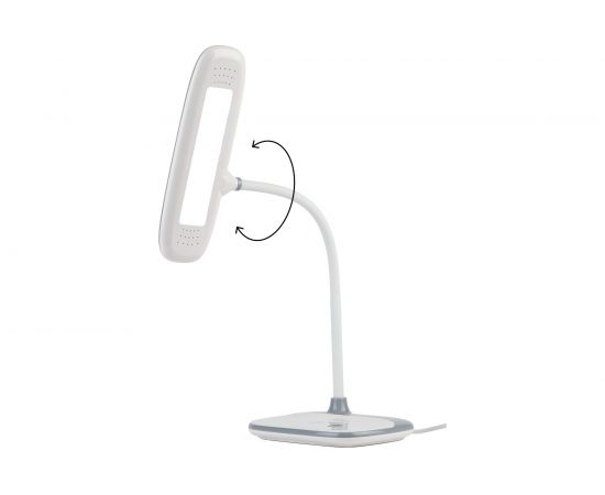 Настольный светильник ЭРА NLED-458-6W-W белый Б0028457 – изображение 3