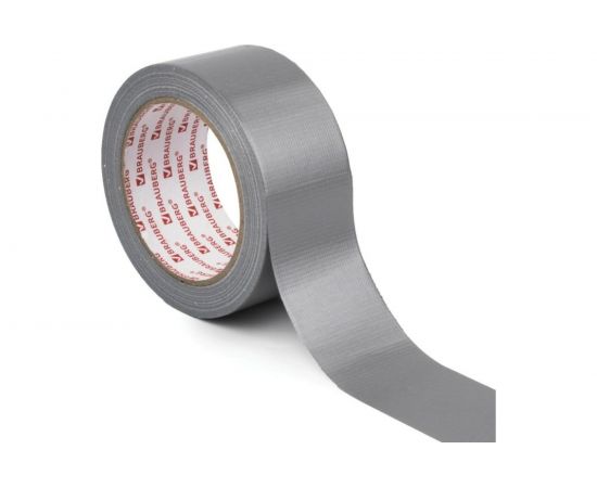 Клейкая армированная лента BRAUBERG 48 мм х 25 м, тканевая основа, европодвес 606770 – изображение 3