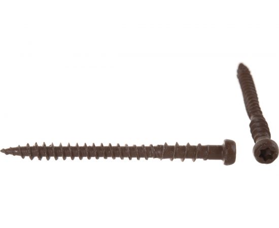 Шуруп для террасной доски Rusconnect CRB 0560, 5х60 мм, 200 шт. коричневый 363560 – изображение 3