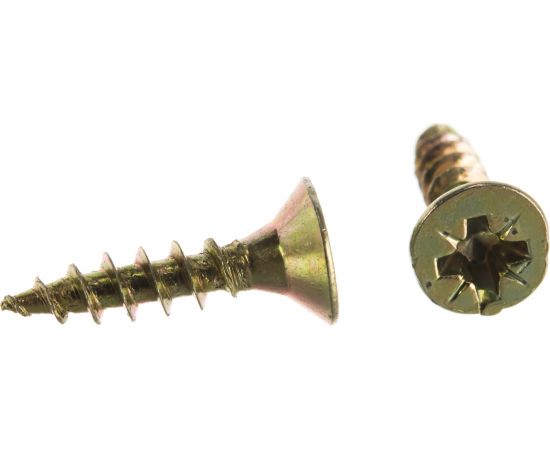 Набор универсальных саморезов Стройбат желтопассивированных 3,5-4мм 600 шт 204511 – изображение 4