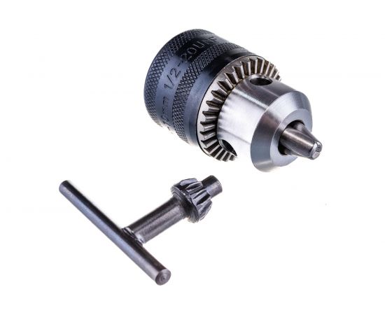 Патрон цельнометаллический с ключом ""ПРОФЕССИОНАЛ"" (0.8-10 мм; 1/2"") для дрелей Зубр 2908-10-1/2_z02 – изображение 4