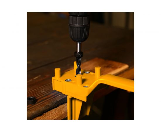 Кондуктор для сверления отверстий + набор аксессуаров 8 предметов WWDL08 DEKO 041-0224 – изображение 5