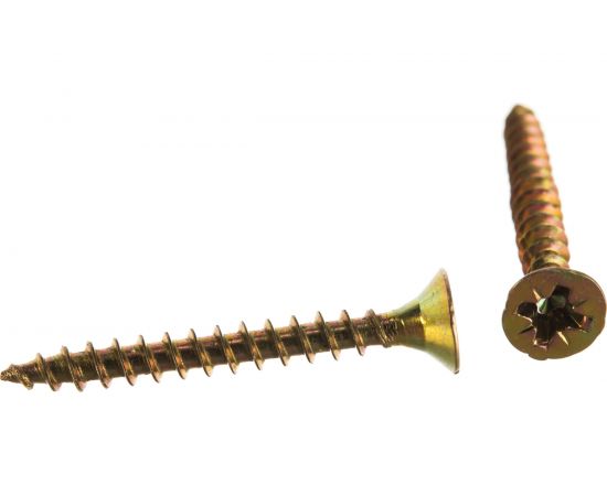 Набор универсальных саморезов Стройбат желтопассивированных 3,5-4мм 600 шт 204511 – изображение 7