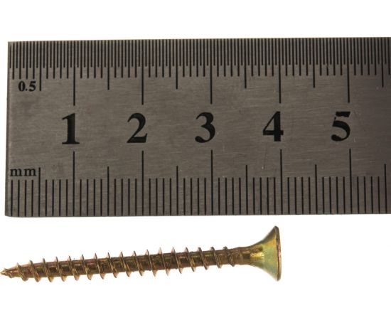 Набор универсальных саморезов Стройбат желтопассивированных 3,5-4мм 600 шт 204511 – изображение 8