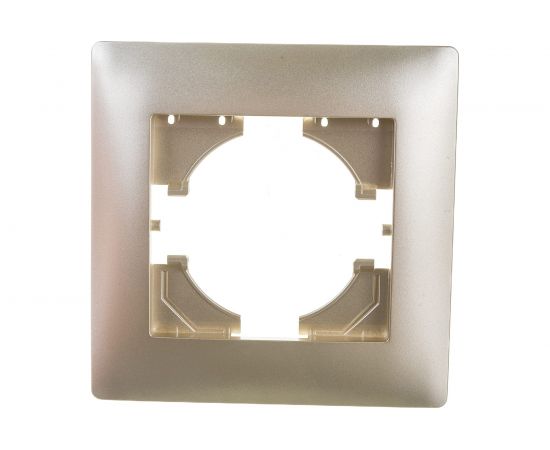 Рамка GUSI ELECTRIC Bravo 1-местная, цвет шампань С1010-027 