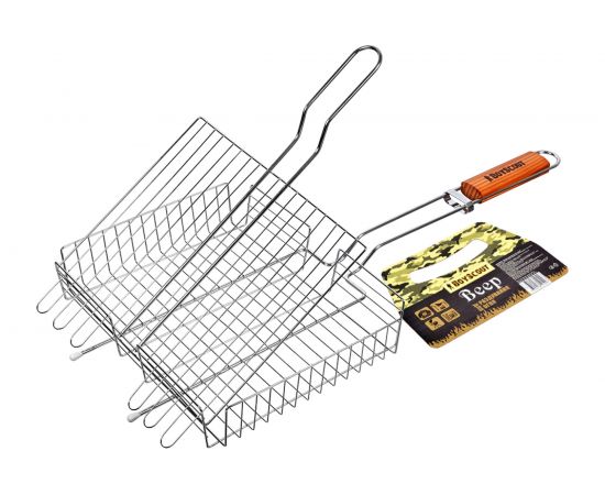 Универсальная решетка-гриль BOYSCOUT + картонный веер 61302 