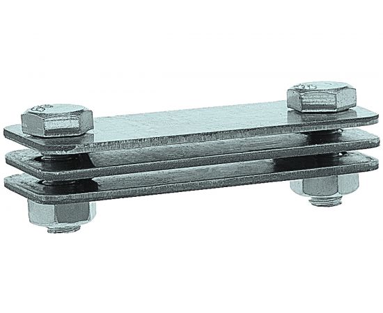 Соединительный зажим EZETEK полоса — полоса параллельный, оцинковка 90558 