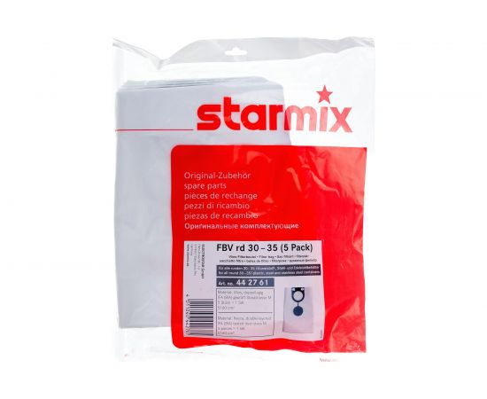 Мешок флисовый FB 30/35 5 шт. STARMIX 442761 