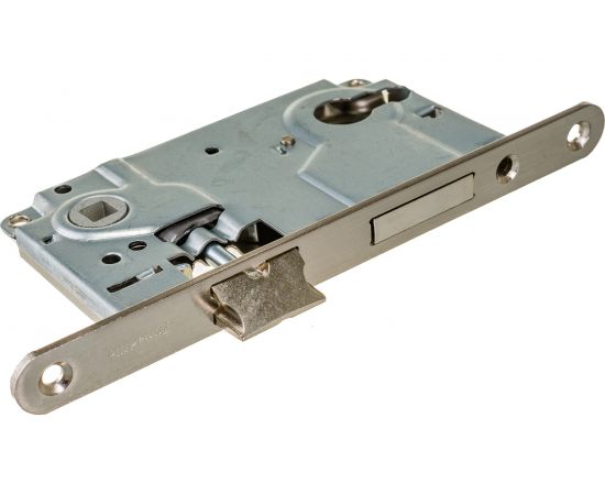 Межкомнатный замок под цилиндр ARMADILLO LH 25-50 SN BOX ригель+защёлка матовый никель 28393 