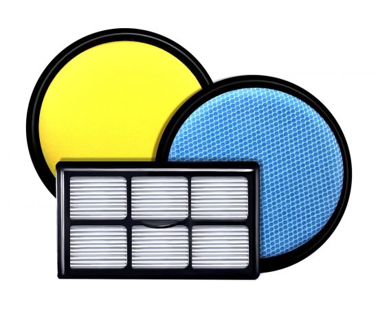 Набор фильтров (выходной HEPA + входной круглый фильтр 2 шт) для пылесосов Centek CT-2521-A 