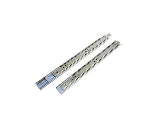 Шариковые направляющие полного выдвижения с доводчиком Lemax prof 45/400 мм, сталь DM45-400-DF 